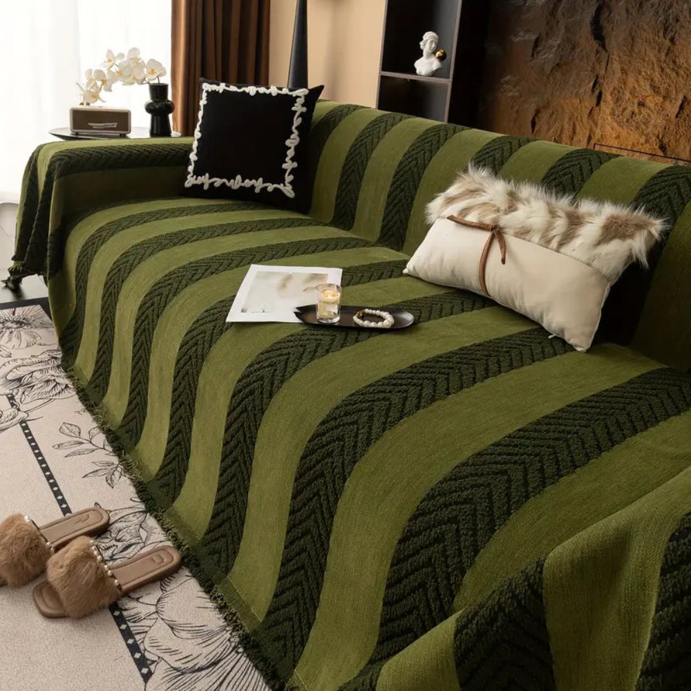 Chevron Echo Line Sofa Cover