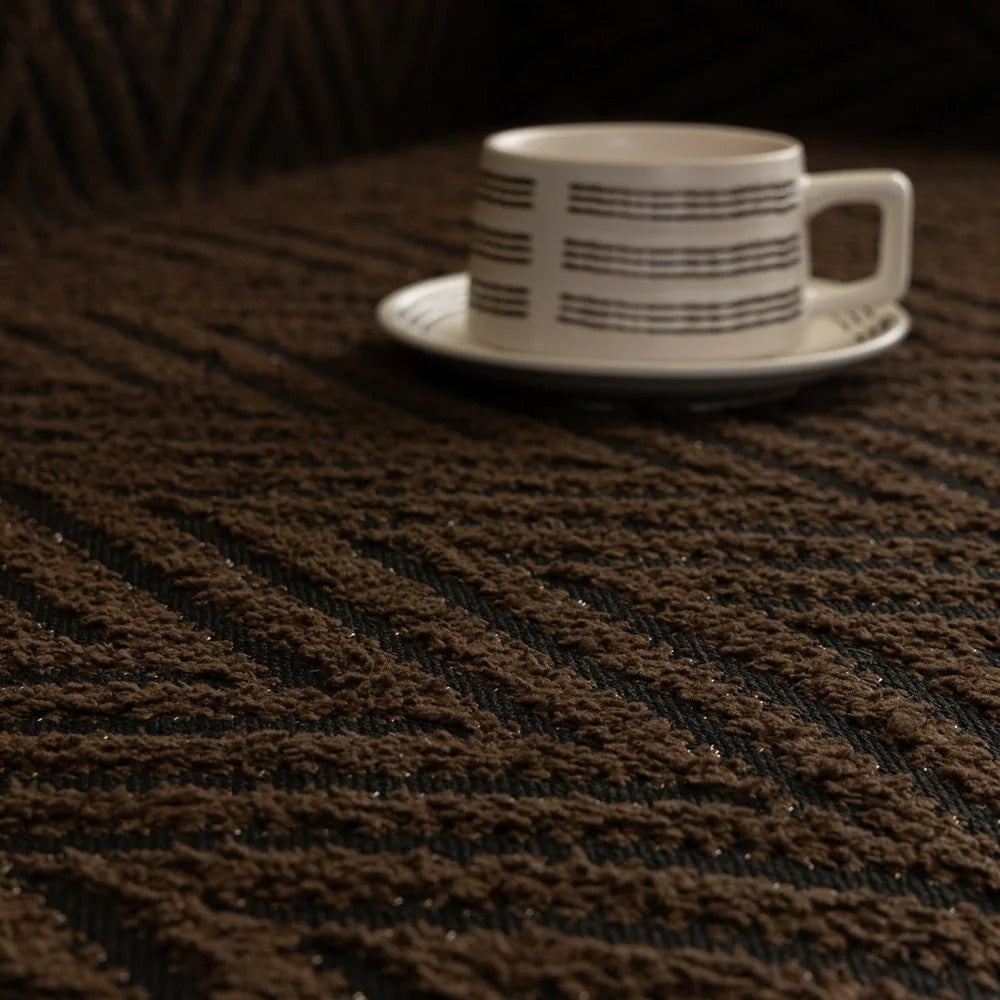 Chevron Herringbone Tassel Sofa Cover