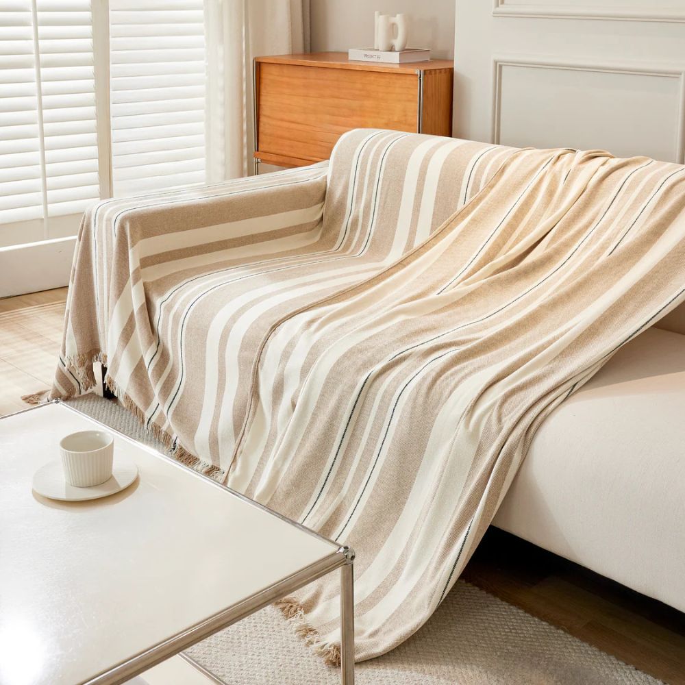 Classic Stripe Patterns Sofa Cover
