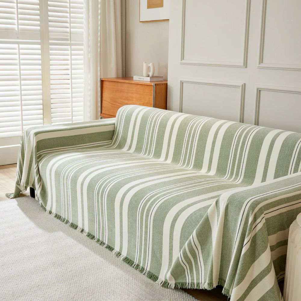 Classic Stripe Patterns Sofa Cover
