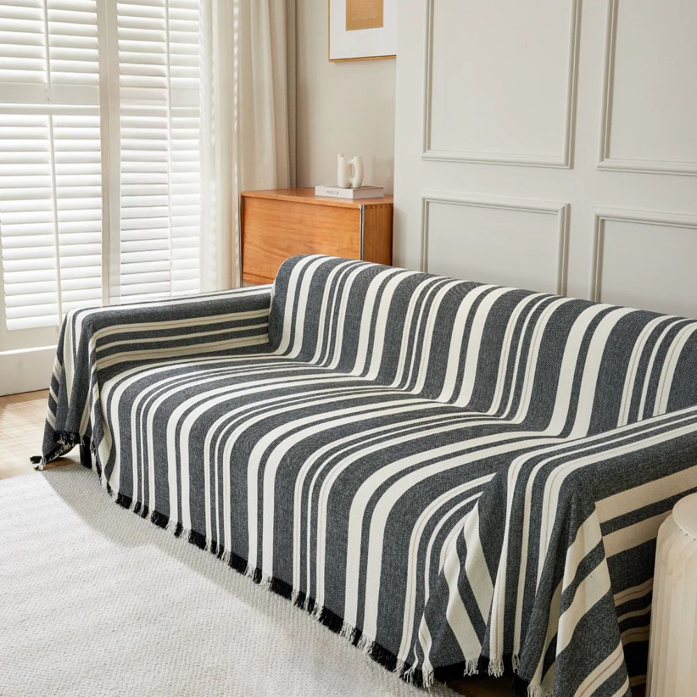 Classic Stripe Patterns Sofa Cover
