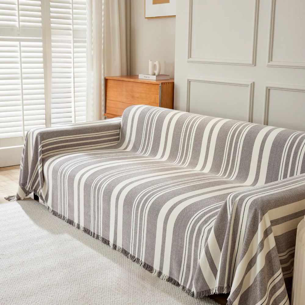 Classic Stripe Patterns Sofa Cover