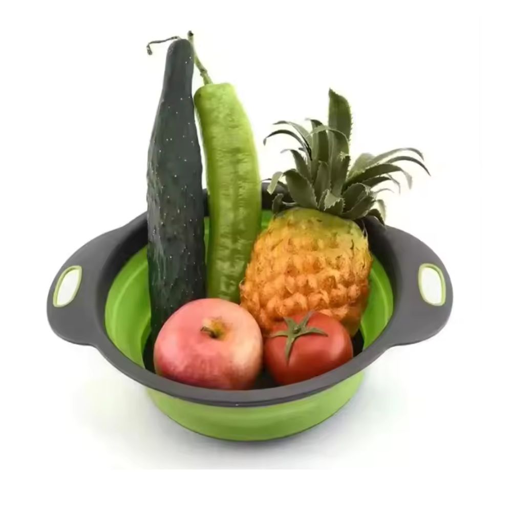 Collapsible Silicone Strainer Basket