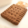 Cookie-shaped pillow – Soft fabric – Whimsical home decor – Unique gift for cookie lovers – 17.7 x 17.7 in