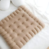 Cookie-shaped pillow – Soft fabric – Whimsical home decor – Unique gift for cookie lovers – 17.7 x 17.7 in