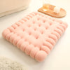 Cookie-shaped pillow – Soft fabric – Whimsical home decor – Unique gift for cookie lovers – 17.7 x 17.7 in