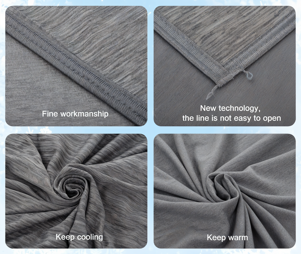 Cooling blanket – Soft cotton blend – Best cooling blanket for hot sleepers – Breathable summer throw