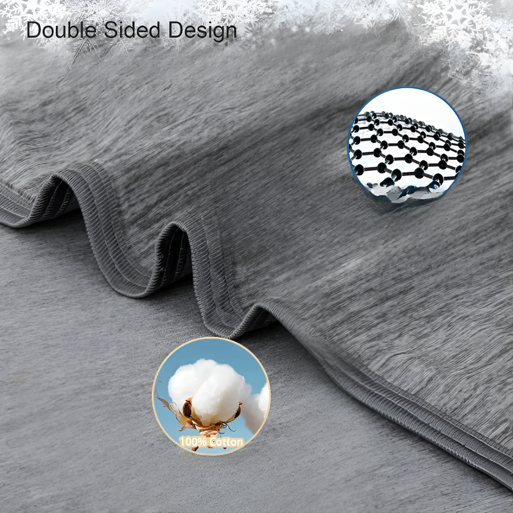Cooling blanket – Soft cotton blend – Best cooling blanket for hot sleepers – Breathable summer throw