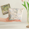Floral cosmetic bag – Durable fabric – Travel makeup bag