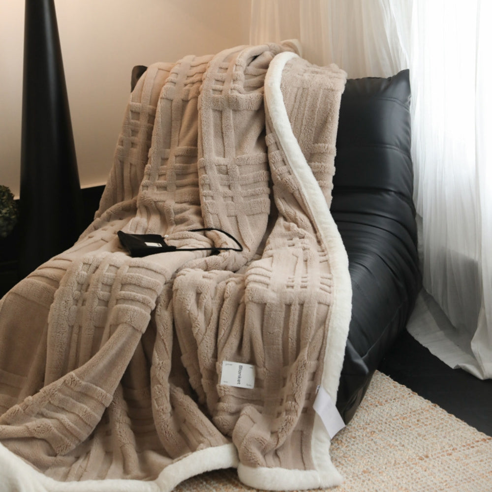 Cosmo Fluffy Winter Three-Dimensional Warm Blanket