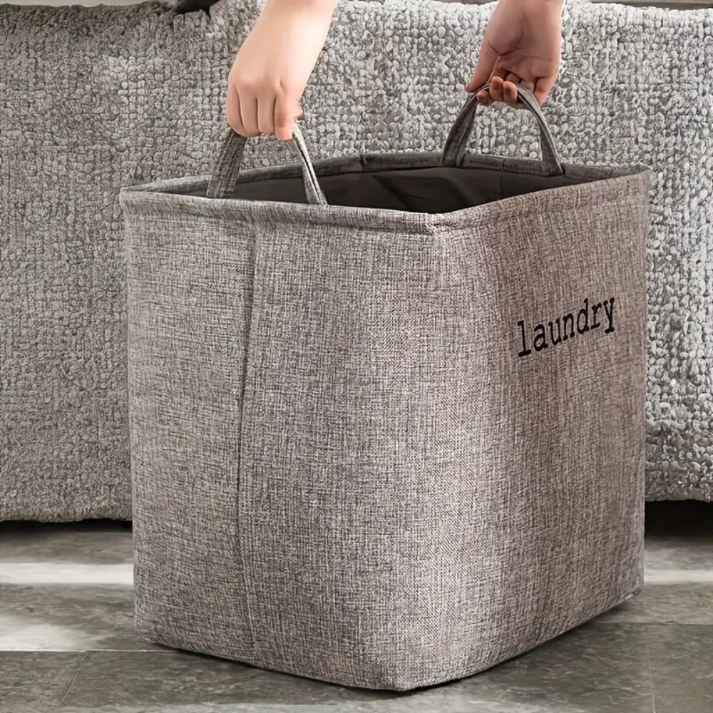Cozy Cube Laundry Basket