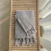 Cotton bath towel – Soft and durable – Elegant checkerboard design – Ideal for bath or spa use – 30 x 60 in
