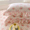 Cotton pillow cases – Floral design – Standard pillow size – Soft and breathable bedding accessory