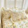 Cotton pillow cases – Floral design – Standard pillow size – Soft and breathable bedding accessory