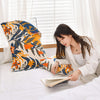 Cotton pillow cover – Soft flower print – Breathable and skin-friendly – 20.5 x 29.5 in – 2-pack