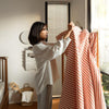 Cotton quilt – Lightweight breathable design – Timeless striped pattern
