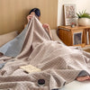 Cotton quilt – Lightweight gauze – Reversible jacquard design – Year-round comfort