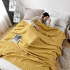 Cotton waffle blanket – Earthy tones – Versatile home accessory
