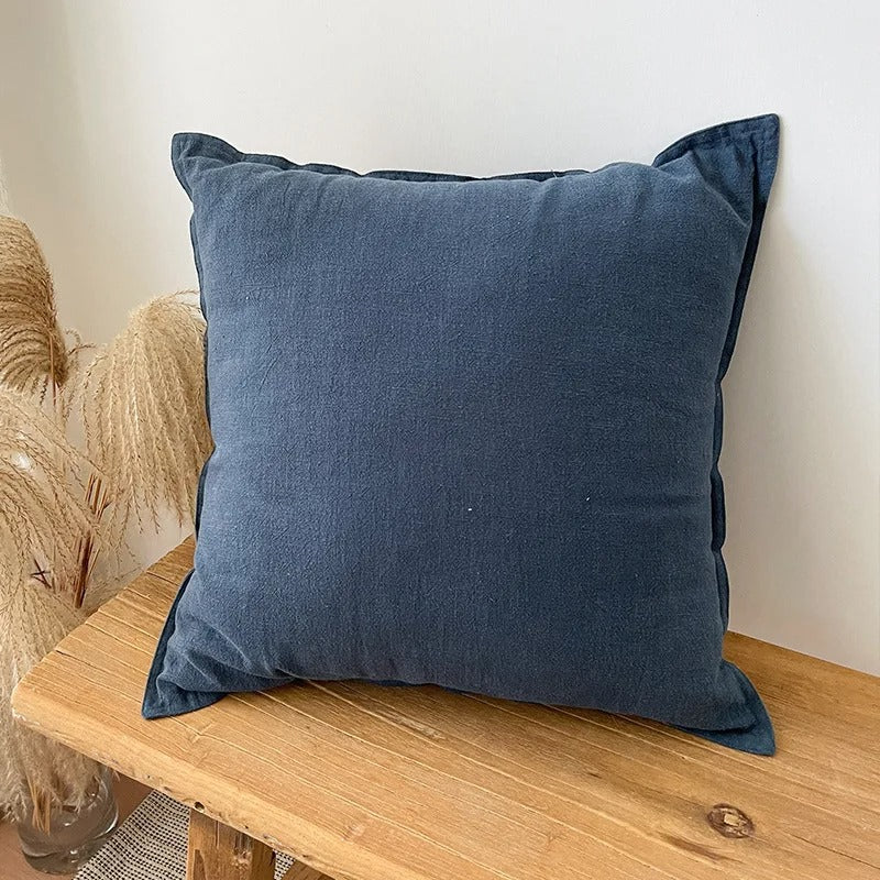 Cushion covers – Premium ramie cotton – Soft and durable – Indoor and outdoor use – Solid colors available