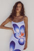 DEIA Midi Dress - Violet Flower