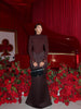 Elegant Open-Back Turtleneck Mermaid Maxi Gown