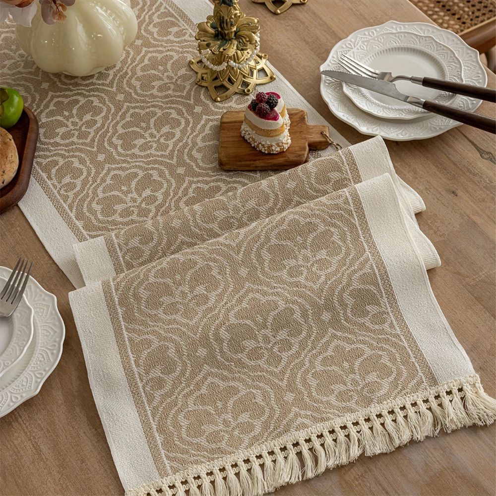Damask Dune Table Runner