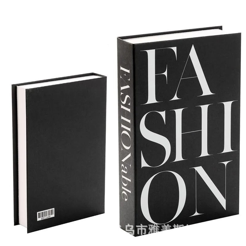 Decorative books – Faux paper design – Modern luxury décor – Ideal for coffee table books decor and shelves