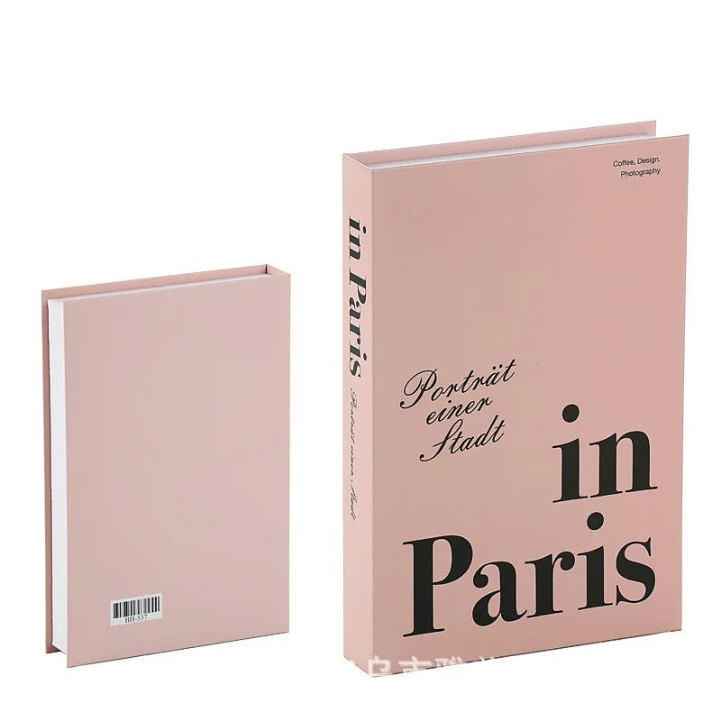 Decorative books – Faux paper design – Modern luxury décor – Ideal for coffee table books decor and shelves