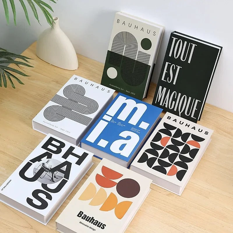 Decorative books – Faux paper design – Modern luxury décor – Ideal for coffee table books decor and shelves