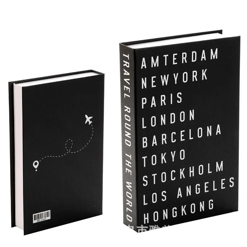 Decorative books – Faux paper design – Modern luxury décor – Ideal for coffee table books decor and shelves