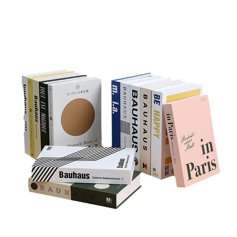 Decorative books – Faux paper design – Modern luxury décor – Ideal for coffee table books decor and shelves