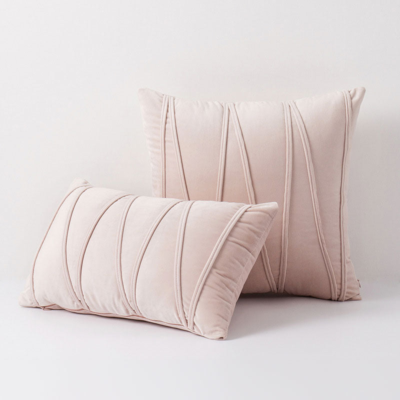Decorative cushions – Velvet soft cover – Elegant design – Perfect for living room or bedroom
