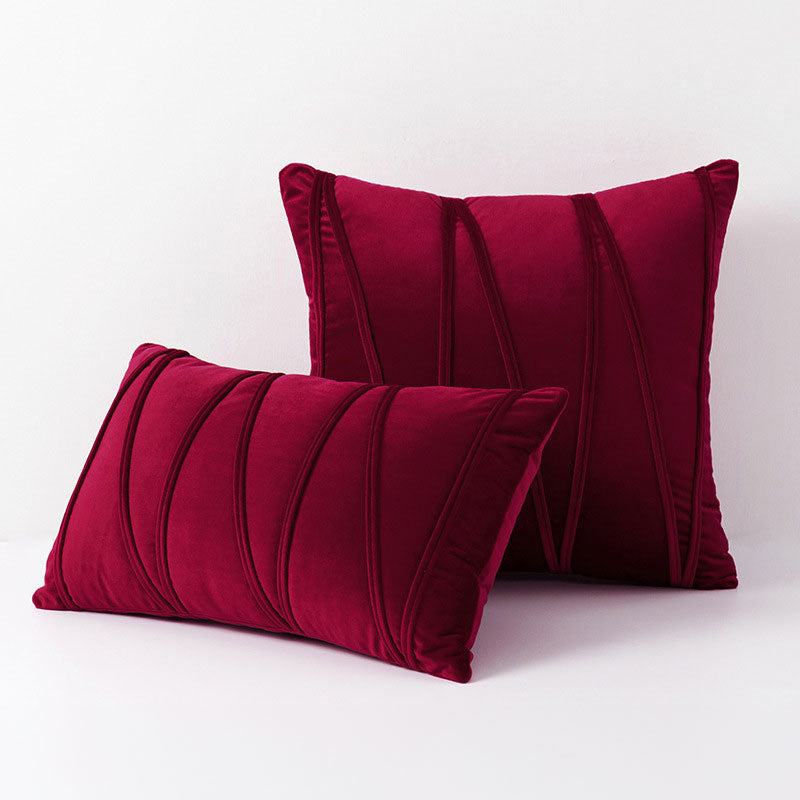 Decorative cushions – Velvet soft cover – Elegant design – Perfect for living room or bedroom