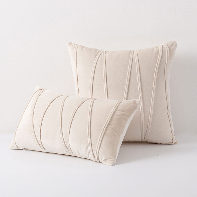 Decorative cushions – Velvet soft cover – Elegant design – Perfect for living room or bedroom