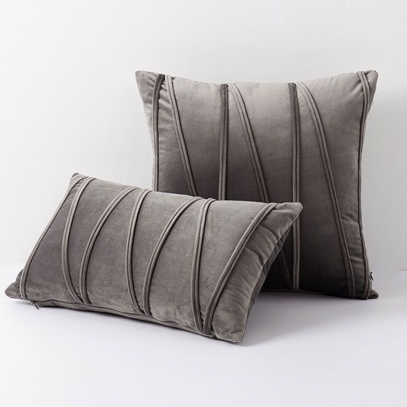 Decorative cushions – Velvet soft cover – Elegant design – Perfect for living room or bedroom