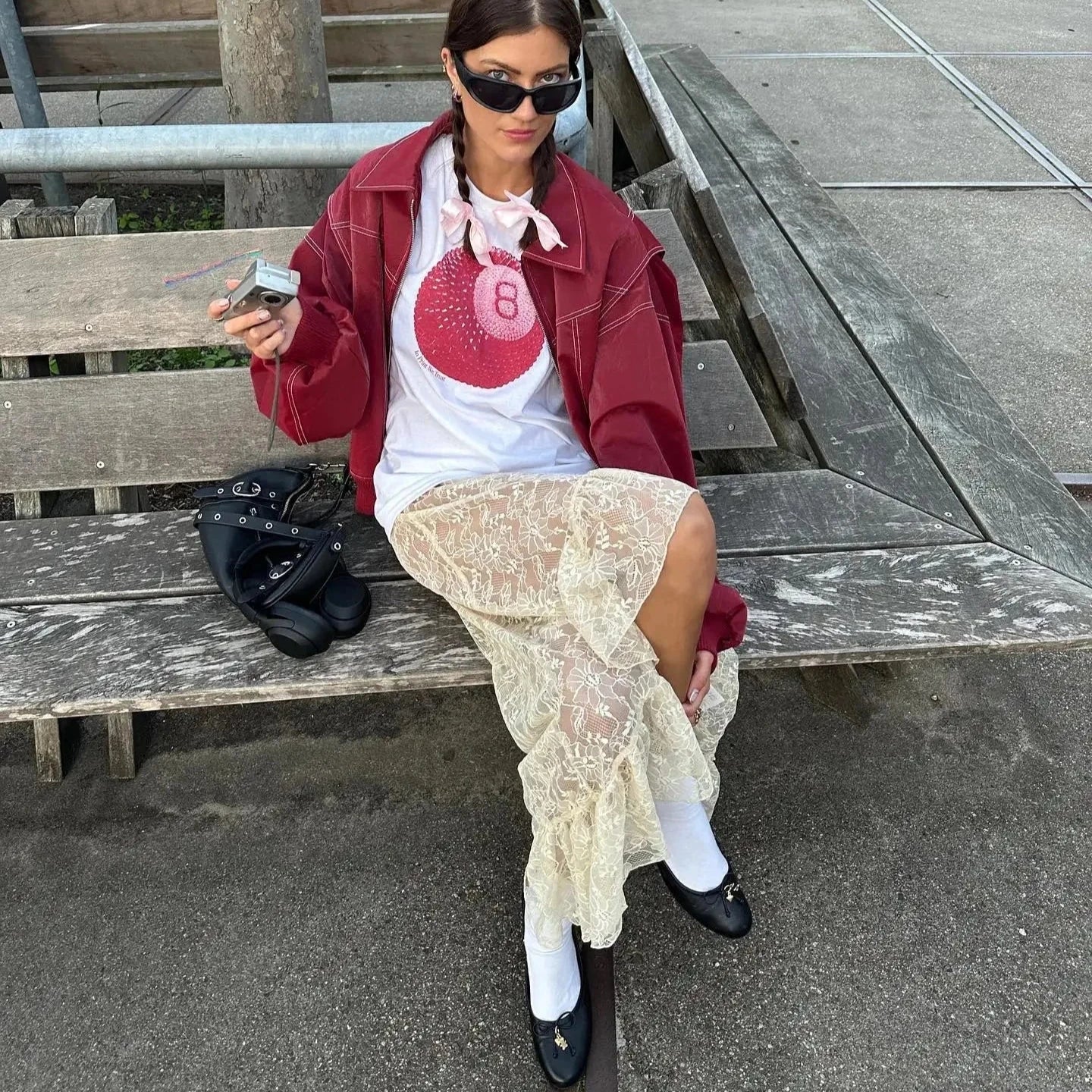 Sierra™ | red leather jacket