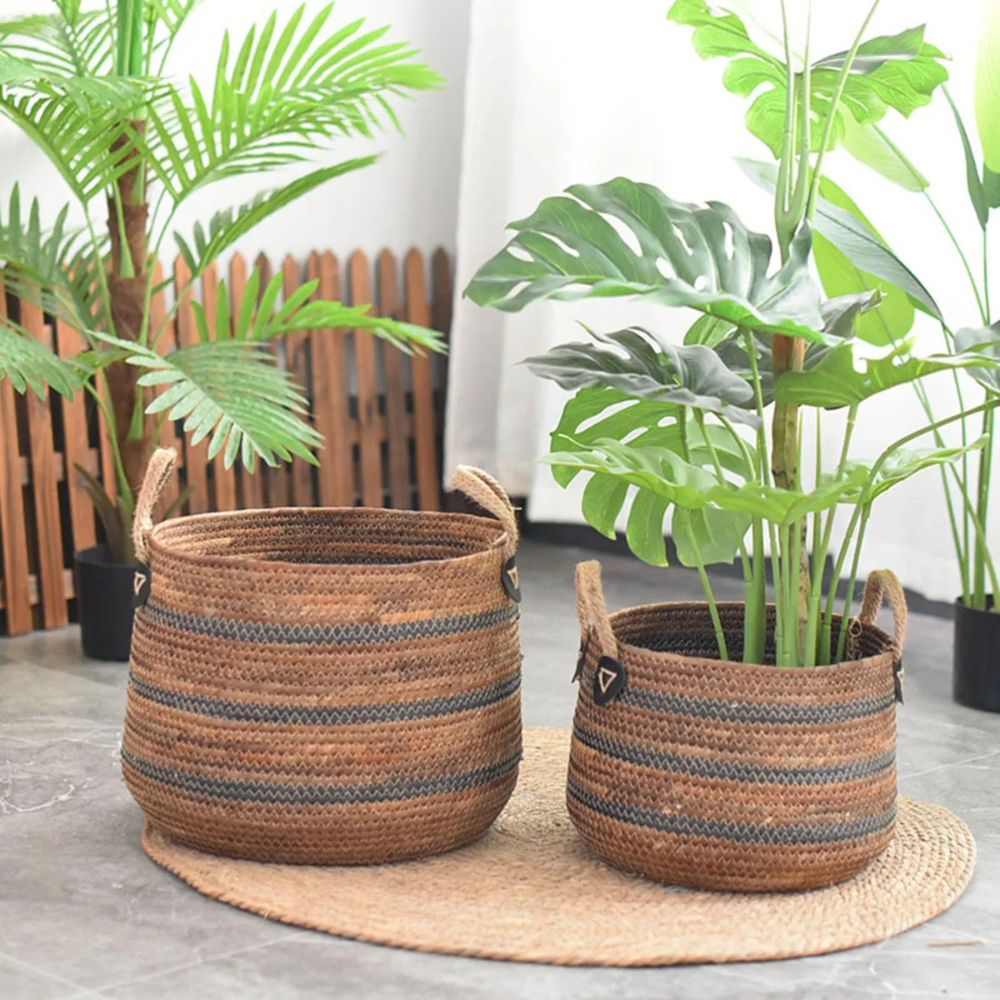 Eco Straw Woven Storage Basket