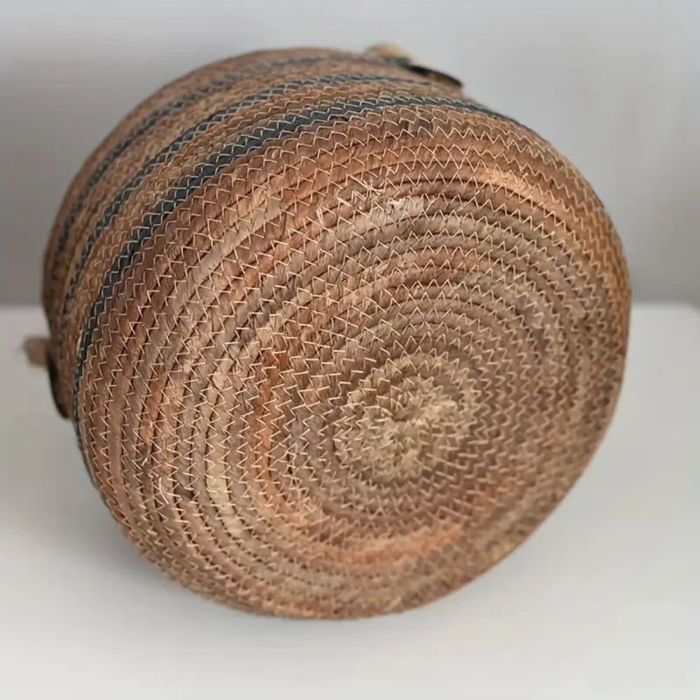 Eco Straw Woven Storage Basket