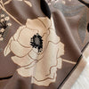 Elegant Floral Jacquard Woven Scarf