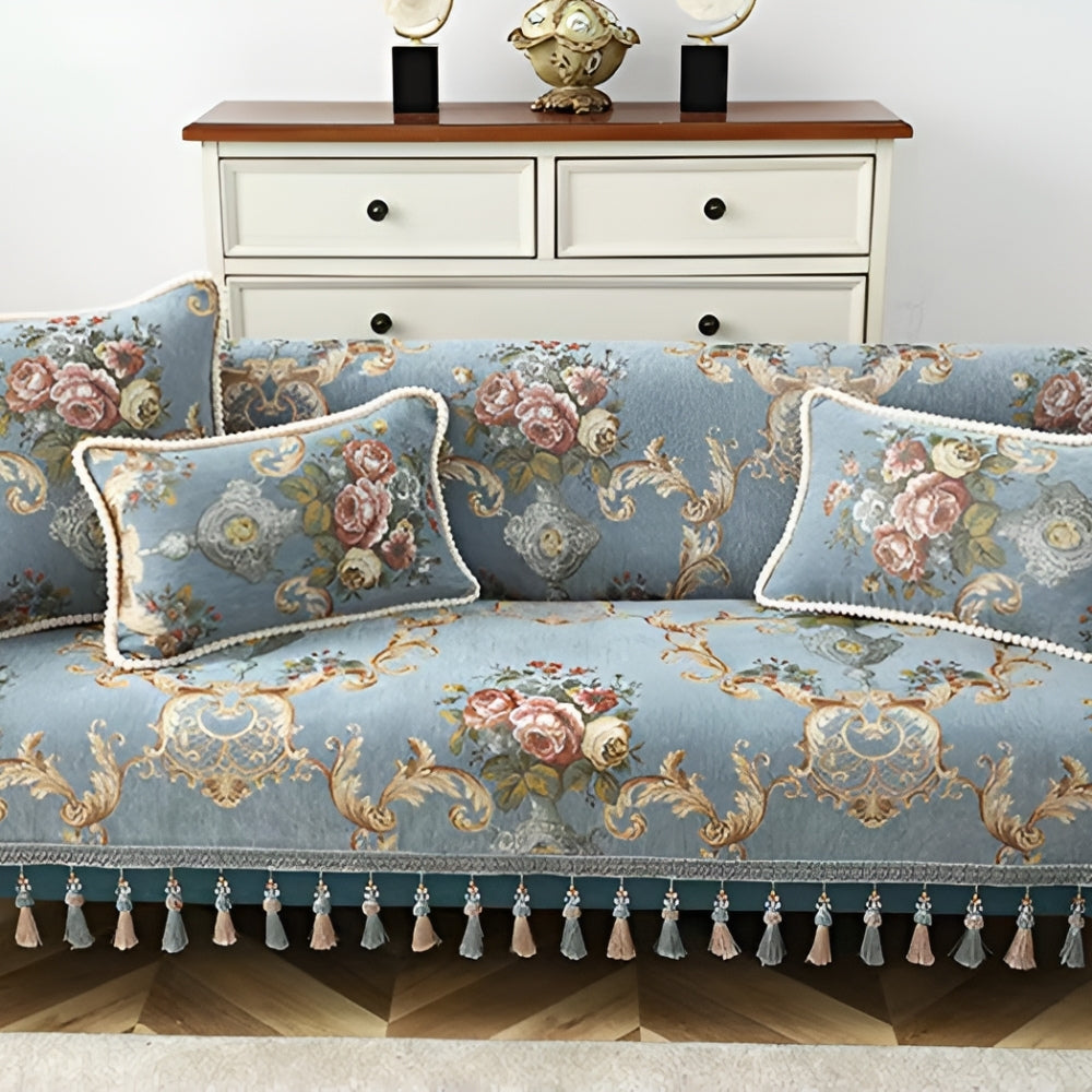 Elise Chenille Beaded Edge Cushion Cover