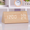 Elora Wooden LED Alarm Clock Digital Display