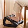 Ergonomic footrest – Memory foam – Adjustable height – Foot rest for under desk with massaging rollers