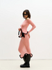 Ruffled Edge Knit Skirt Set
