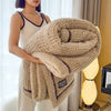 Fleece blanket – Soft and fluffy – Warm breathable throw – Cozy home accessory for living room