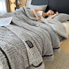 Fleece blanket – Soft and fluffy – Warm breathable throw – Cozy home accessory for living room