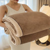 Fleece blanket – Soft jacquard design – Thickened winter warmth – Cozy multifunctional throw – 60 x 80 in