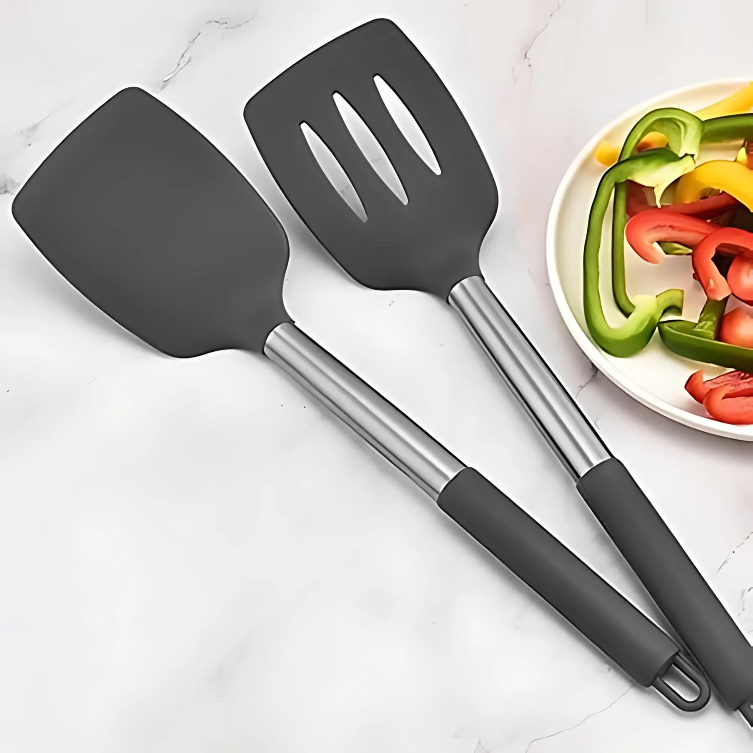 FlexiChef Silicone Kitchen Utensil Set | 3pcs