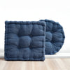 Floor cushion – Luxurious corduroy – Versatile for meditation and decor – Compact seating solution 15.7 x 15.7 in