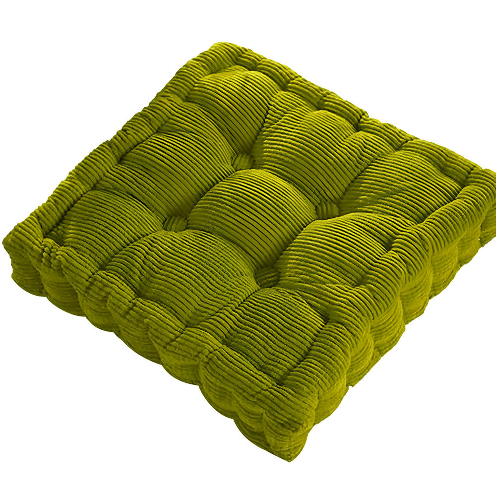 Floor cushion – Luxurious corduroy – Versatile for meditation and decor – Compact seating solution 15.7 x 15.7 in