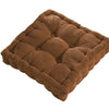 Floor cushion – Luxurious corduroy – Versatile for meditation and decor – Compact seating solution 15.7 x 15.7 in